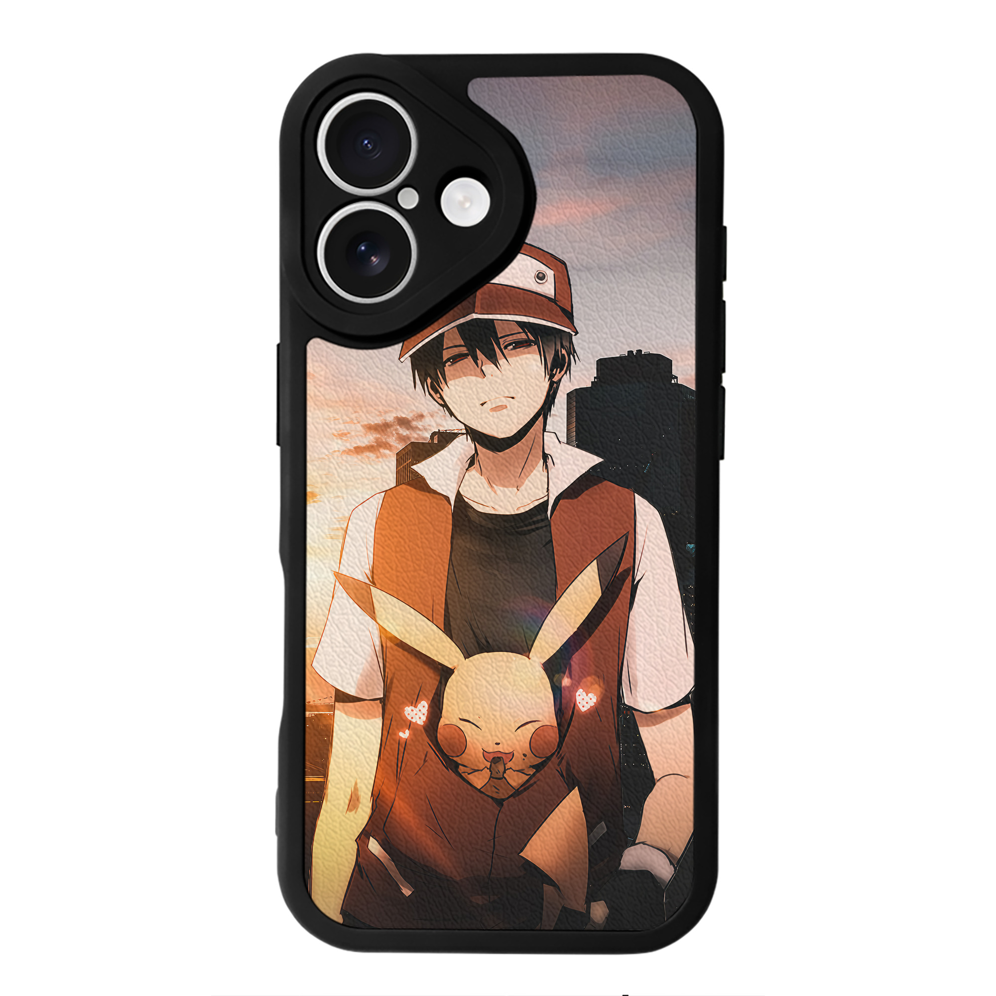 （画像用） ポケットモンスター Pokémon 【iPhone 16シリーズ対応】シリコンスマホケース（レザー調） 材質：シリコン